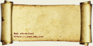 Tina Zakić vizit kartica